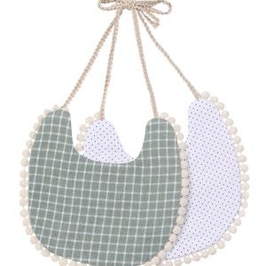 Brand New Baby Reversible Bibs 3 Pack